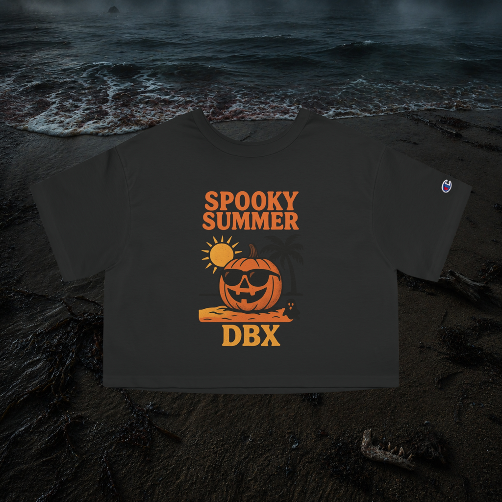 SPOOKY SUMMER D B X CROP TOP