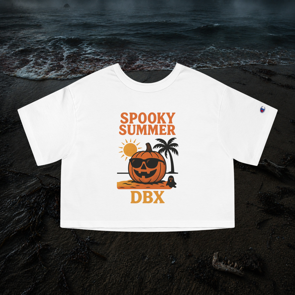 SPOOKY SUMMER D B X CROP TOP