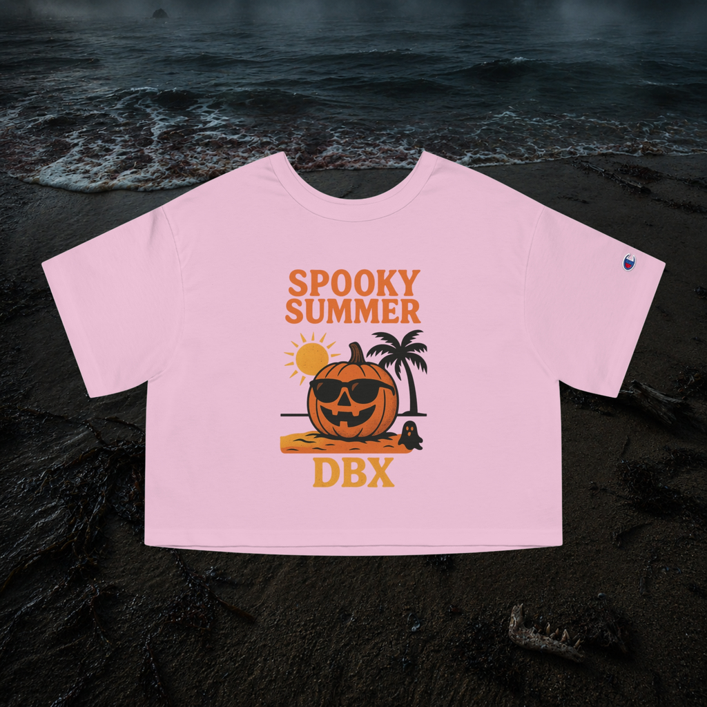 SPOOKY SUMMER D B X CROP TOP